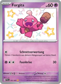 Pokémon-Karte Forgita 165/091