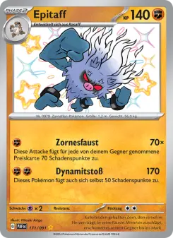 Pokémon-Karte Epitaff 171/091