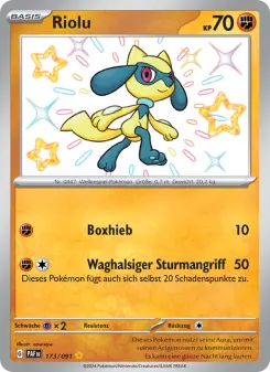 Pokémon-Karte Riolu 173/091