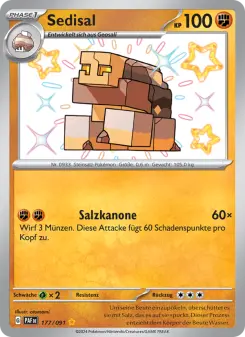 Pokémon-Karte Sedisal 177/091