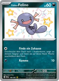Pokémon-Karte Paldea-Felino 180/091