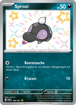 Pokémon-Karte Sproxi 189/091