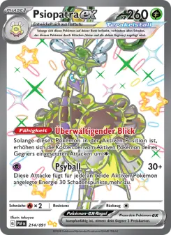 Pokémon-Karte Psiopatra-ex 214/091