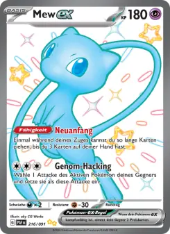 Pokémon-Karte Mew-ex 216/091