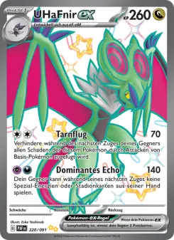 Pokémon-Karte UHaFnir-ex 220/091