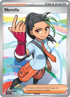 Pokémon-Karte Nemila 229/091