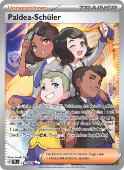 Pokémon-Karte Paldea-Schüler 231/091