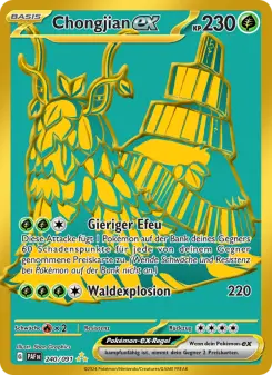 Pokémon-Karte Chongjian-ex 240/091