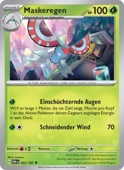 Pokémon-Karte Maskeregen 002/182