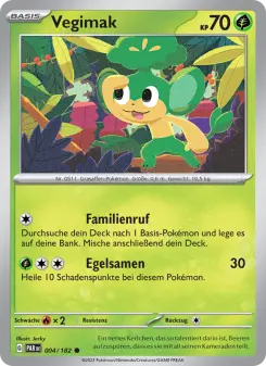 Pokémon-Karte Vegimak 004/182