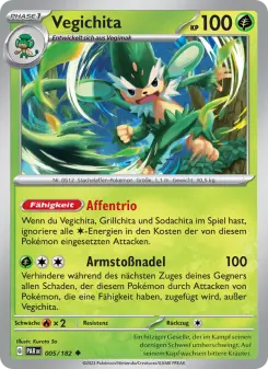 Pokémon-Karte Vegichita 005/182