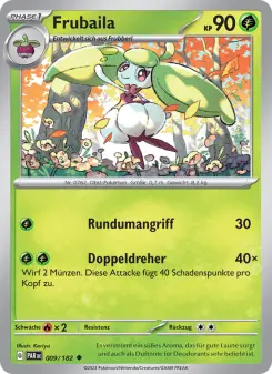 Pokémon-Karte Frubaila 009/182