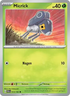 Pokémon-Karte Micrick 013/182