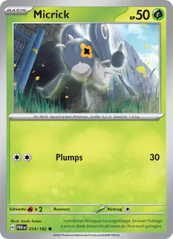 Pokémon-Karte Micrick 014/182