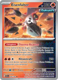 Pokémon-Karte Eisenfalter 028/182