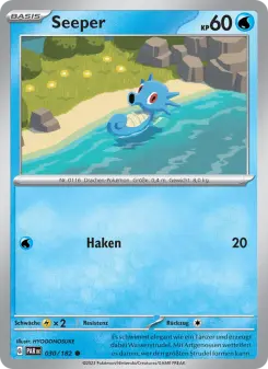 Pokémon-Karte Seeper 030/182