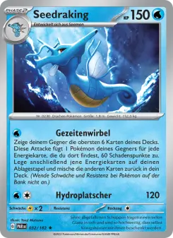 Pokémon-Karte Seedraking 032/182