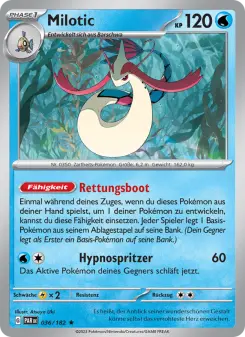 Pokémon-Karte Milotic 036/182
