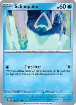 Pokémon-Karte Schneppke 037/182