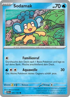 Pokémon-Karte Sodamak 041/182