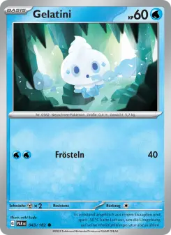 Pokémon-Karte Gelatini 043/182