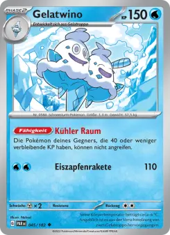 Pokémon-Karte Gelatwino 045/182