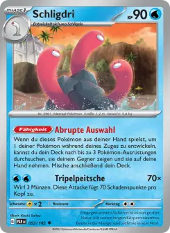 Pokémon-Karte Schligdri 053/182