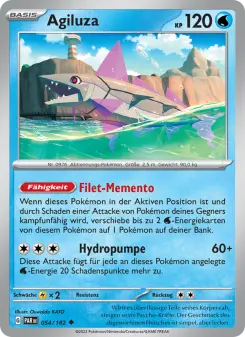 Pokémon-Karte Agiluza 054/182