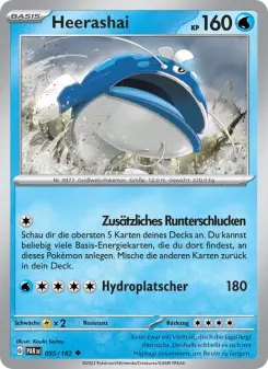 Pokémon-Karte Heerashai 055/182