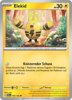 Pokémon-Karte Elekid 059/182