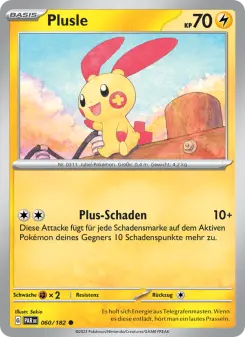 Pokémon-Karte Plusle 060/182