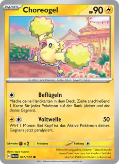 Pokémon-Karte Choreogel 067/182