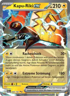 Pokémon-Karte Kapu-Riki-ex 068/182