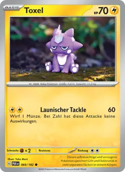 Pokémon-Karte Toxel 069/182