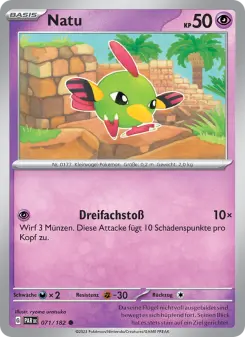 Pokémon-Karte Natu 071/182