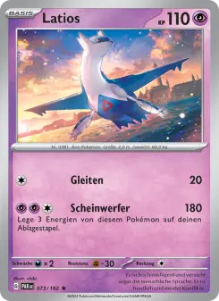 Pokémon-Karte Latios 073/182