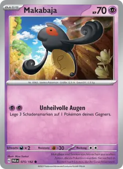 Pokémon-Karte Makabaja 075/182