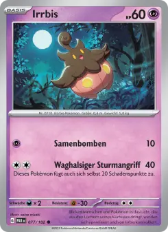 Pokémon-Karte Irrbis 077/182