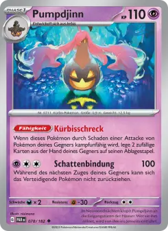 Pokémon-Karte Pumpdjinn 078/182