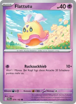 Pokémon-Karte Flattutu 079/182