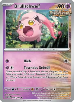 Pokémon-Karte Brüllschweif 086/182