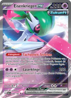 Pokémon-Karte Eisenkrieger-ex 089/182