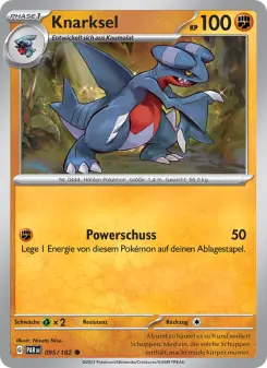 Pokémon-Karte Knarksel 095/182