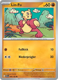 Pokémon-Karte Lin-Fu 096/182