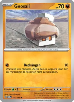 Pokémon-Karte Geosali 102/182