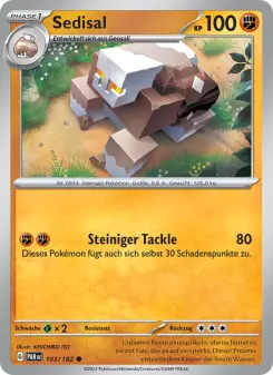 Pokémon-Karte Sedisal 103/182