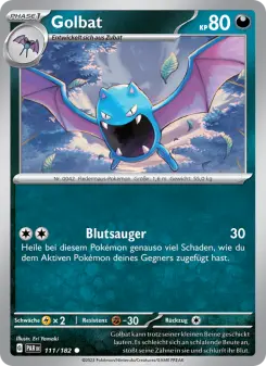Pokémon-Karte Golbat 111/182