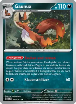 Pokémon-Karte Gaunux 120/182
