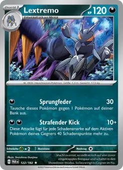 Pokémon-Karte Lextremo 122/182