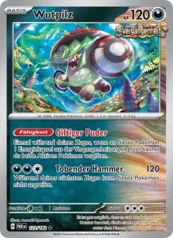 Pokémon-Karte Wutpilz 123/182